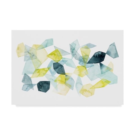 Grace Popp 'Sea Glass Abstract I' Canvas Art,12x19